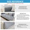 GKXLH Soft Milk Flannel Sofa Cover, Washable, Seat Cushion Covers,