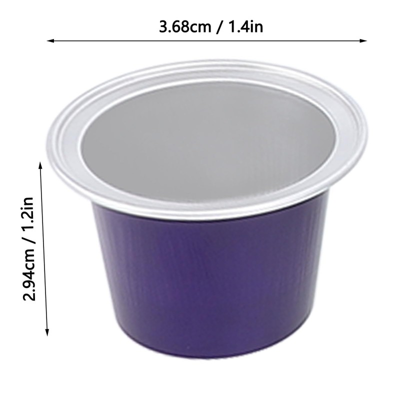 Coffee Pod Capsules, 30pcs Aluminum Foil Disposable Coffee Capsules Single