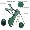 WOSOFE PU Golf Bag with 6/14 Way Top Dividers Automatically