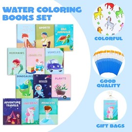 JOYIN 24 Water Coloring Books for Kids Party Favors, Mini Bulk Coloring Books for Kids Ages 4-8, Kindergarten Graduation Gifts for Class, Children Birthday Party Gift Bag Stuffers