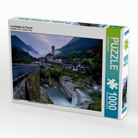 CALVENDO Puzzle Lavertezzo in Ticino 1000 Pieces Laying Size 64 x 48 cm Photo Puzzle Picture by Christiane Dreher