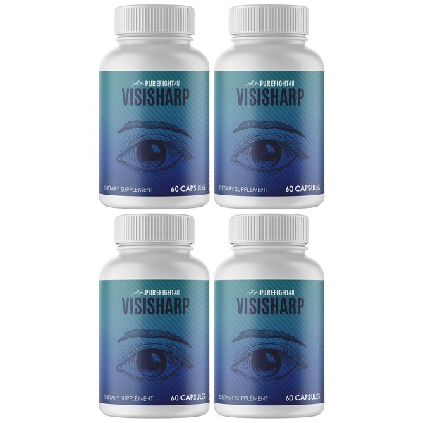 PureFight4U VisiSharp Vision Support Supplement for Eye Clarity & Retina