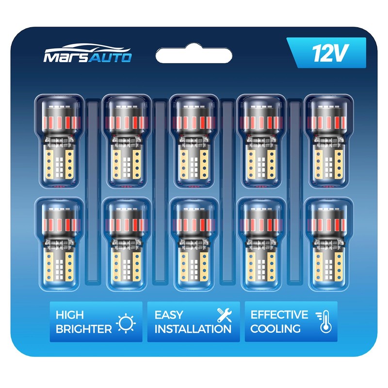 Marsauto 194 LED Bulb Red for Dome Map Light, 168