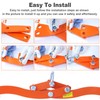 Meyoppm 18 Inch 2 Serrated Claw Hook Log Lifting Tongs,