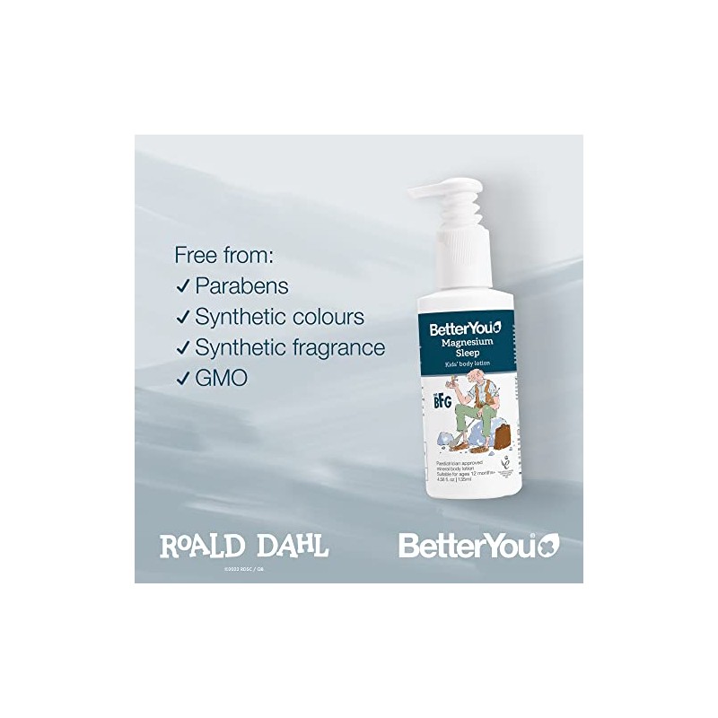 BetterYou Natural Magnesium Sleep Lotion Junior 135ml