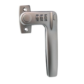 HOME IT 25202 SecuraLink-R Window Handle with Code Lock for Right Stop Silver