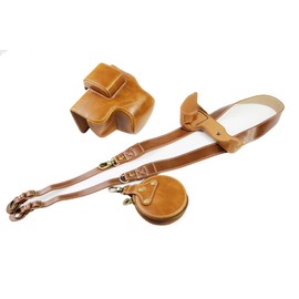 SIUTATDSH Camera Case, PU Leather, Suitable for Nikon Z50 Z30 Case, Liner Case, Camera Holder, Shockproof and Convenient, Braun, retro