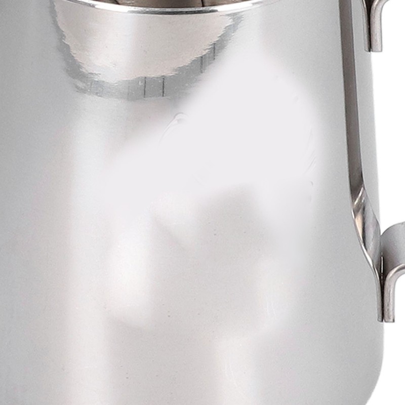 Milk Frother Cup 380ml 304 Stainless Steel High Durability Multifunctional