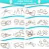 WishesMar 22 Pcs Wooden Brain Teaser Puzzles and Metal Wire