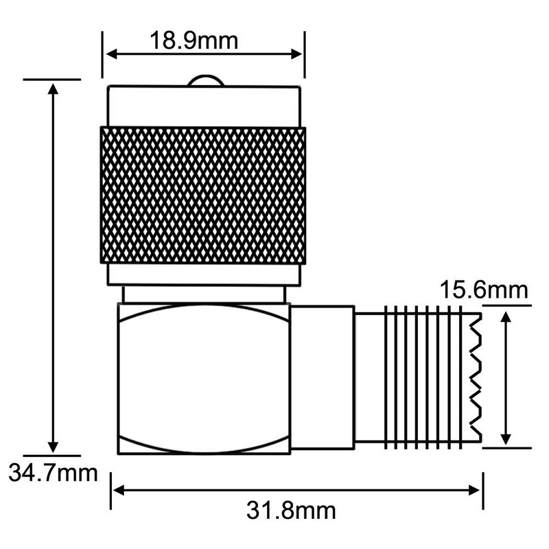 BOOBRIE M Type Connector M Male to M Female (MP-MJ)