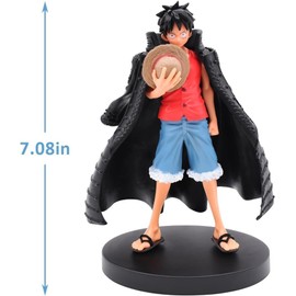 BESTZY Anime Figures, Luffy Anime Figure Model, Anime Heroes Action Figure PVC Figures Collectible Model Figure Model Ornaments Animations Character Model Statue for Fans Collectible (18CM)