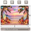 YCUCUEI 7x5ft Fabric Summer Hawaiian Beach Sunset Photography Backdrop