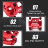 CADUFUELLY 31.8 Stem 35mm MTB Mountain Bike Riser Handlebar Short