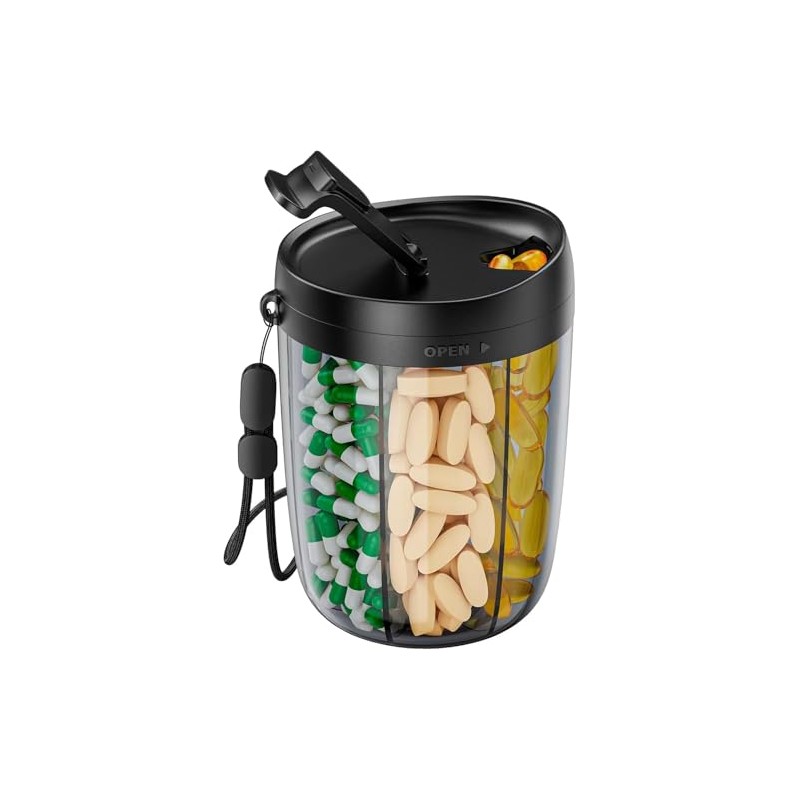 AUVON Large Pill Bottle Organizer