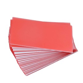 ANNWAH 20PCS Dental Base Plate Wax, Cannot be Used for dentures Molding Casting Wax Sheet Material Red Utility Wax Sheets Lab Dentist Auxiliary Material