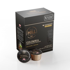 Mill Coffee Colombia Espresso K-fee® compatible with Starbucks Verismo* | 72 Count (6 boxes X 12 Pods) | Medium Roast Single Serve Espresso Pods (72, 72)