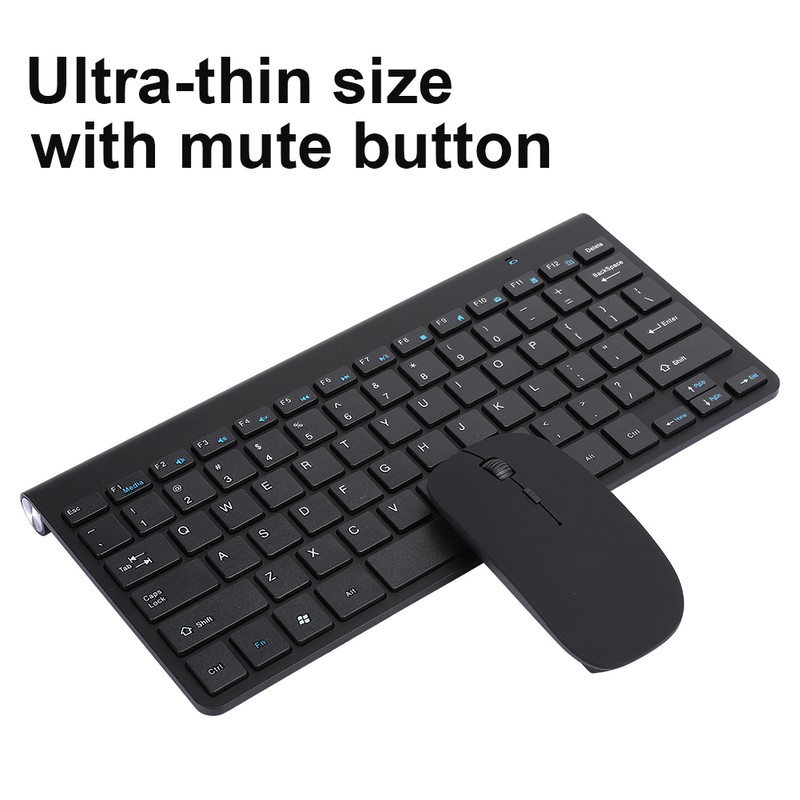 Wireless Keyboard Mouse Set Ultra Thin Mute Mini Home Office
