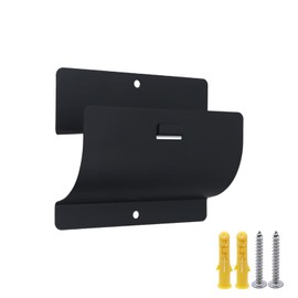 Coshar Wall Mount Ladder Hooks Black Stainless Steel Ladder Hangers for Garage,Heavy Duty Ladder Brackets for Shed Wheelbarrow Hanger Garage Storage