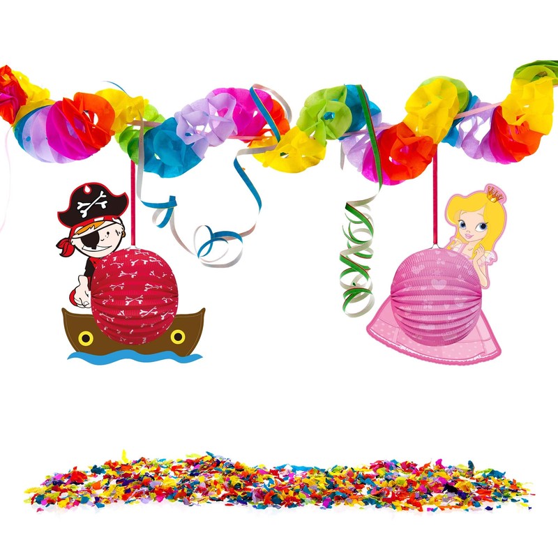 Idena - Pirate lantern, size 45 x 38 cm, paper,