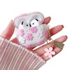 MINSCOSE Compatible with AirPods 4 Clear Case,Cute Cartoon Flower Pattern