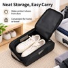 Golf Shoe Bag for Travel, Breathable Oxford Shoe Carrier with