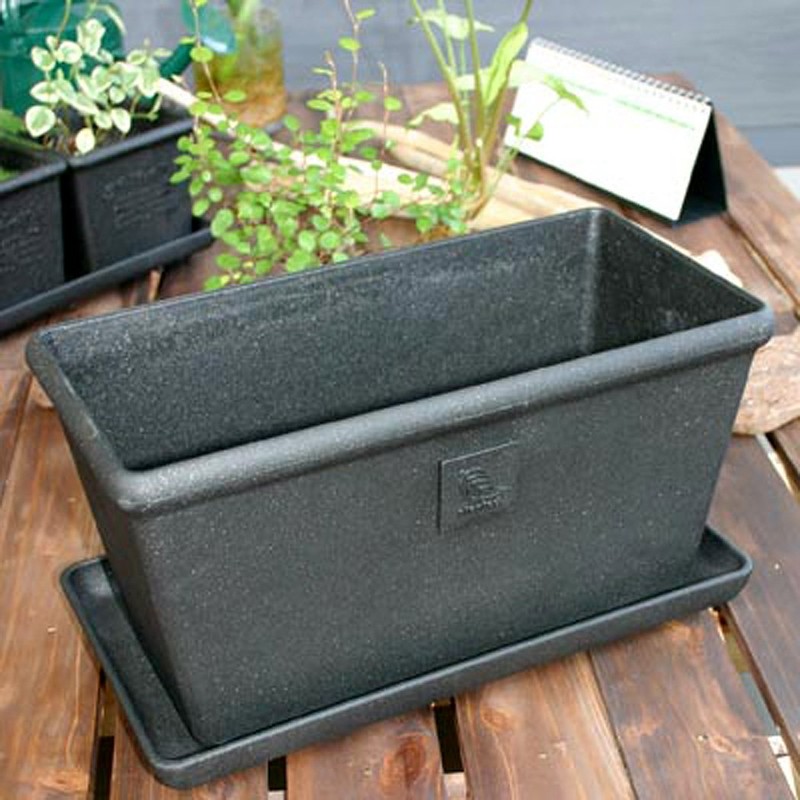 Hachimankasei Arble Eco Plate Rectangular BK 300 215110