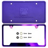 Silicone Back Guard Bottom Cut Out Corner License Plate Frame