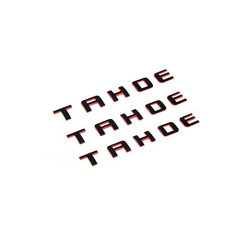 Yoaoo 3pack OEM Nameplate Emblem 3D Badge Replacement for Tahoe