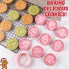 Christmas Cookie Stamps, 9-Piece 3D Press Cutter Set
