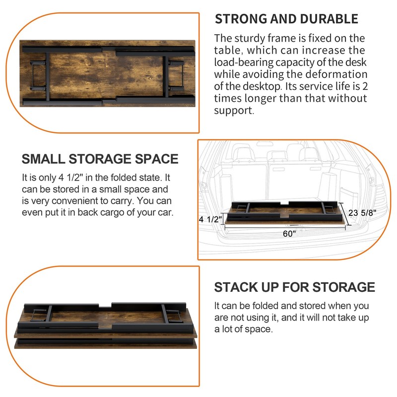 Need Home Office Desk Large Computer Desk 60 inch Sturdy