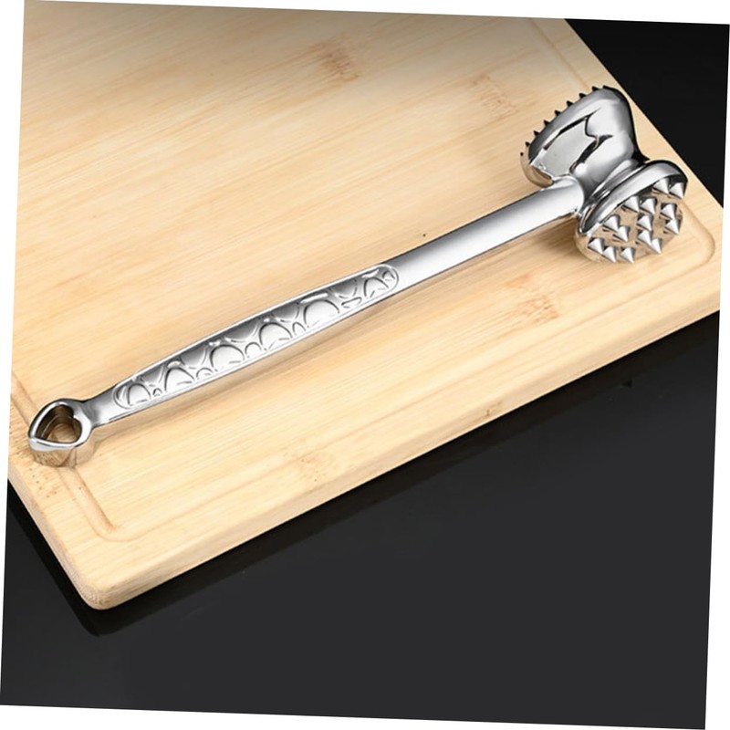ABOOFAN Heart Shaped Multi-Use Meat Tenderizer Mallet Double-Sided Zinc Alloy