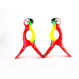 C&H Solutions Parrot Flip Style Beach Towel Clips