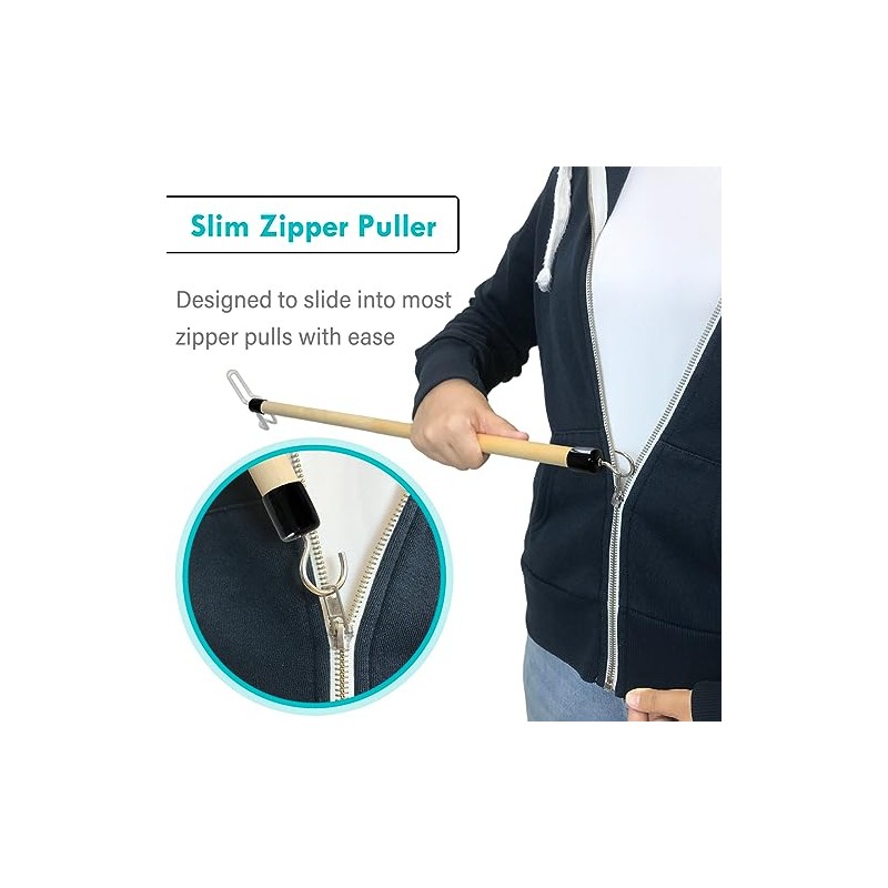 27 Inches Long Dressing Stick - Dressing Aid for Clothes,