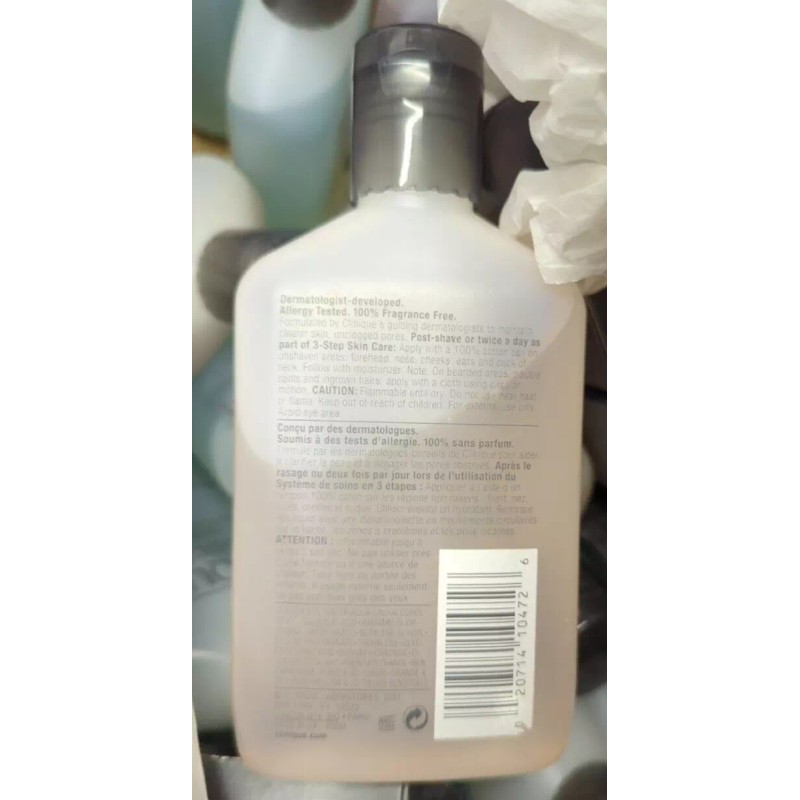 CLINIQUE FOR MEN 6.7 OZ/200 Ml#2.5 Scruffing EXFOLIATING TONIC/LOTION NORMAL/DRY