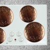 Range Kleen 5099 Burner Kovers Round "Ivy" Rebecca BAER Embossed