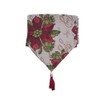 ZONADAH Christmas Table Runner180x35cm Christmas Table Runners with Red Flower
