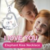 ShiQiao Spl Mom Daughter Birthday Gifts for Mum Daughter Elephant