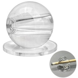 Billiards Training Aids, Stroke Trainer, Transparent Billiard Ball Stroke Billiards Artifact Accessories Multifunction for Pool Table, Angle Aiming Practice Tool for Exerciser Beginners Snooker (1Pc)