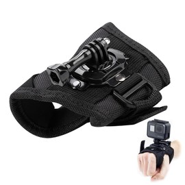Soporte para Correa de Muñeca para GoPro, 360 Grados De Giro Correa De Mano De Montaje, Guante de Tipo Mano con Correa Para Cámaras Para La Mayoría De Las Cámaras Deportivas