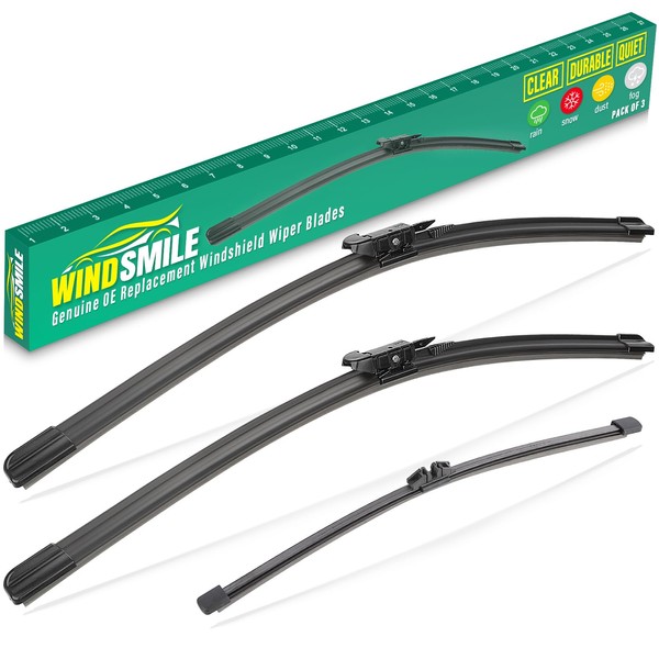 WINDSMILE 26" 16" 11" Windshield Wiper Blades Replacement for Lincoln