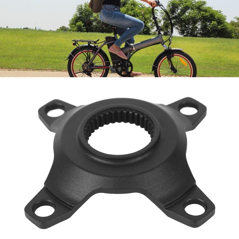 Motor Bike Gear Adapter 4 Jaw Base Mid Drive Chainring