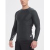 LAFROI Men's Long-Sleeved UPF 50+ Compression Shirt, Rash Guard, CLYYB