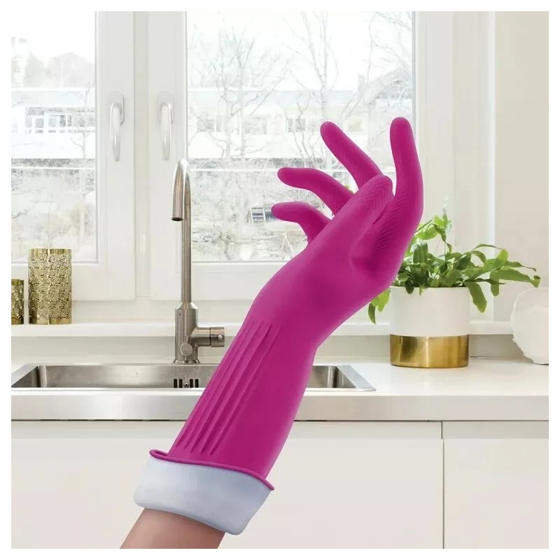 Playtex Living Cleaning Gloves w/ Drip Catch Cuff Medium -