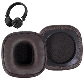 1 Pair of Ear Pads for Marshall Major III, Memory Foam Protein Leather Ear Pads, Replacement Ear Pads for Marshall Major 3 Wired/Wireless Bluetooth On-Ear Headphones (Major III - Brown)
