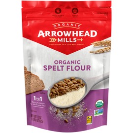 Arrowhead Mills Organic Spelt Flour, 22 oz Bag (Pack of 6)