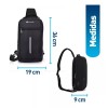 Bluelander Mochila Cruzada Pechera Bandolera Antirrobo Usb Moda Casual