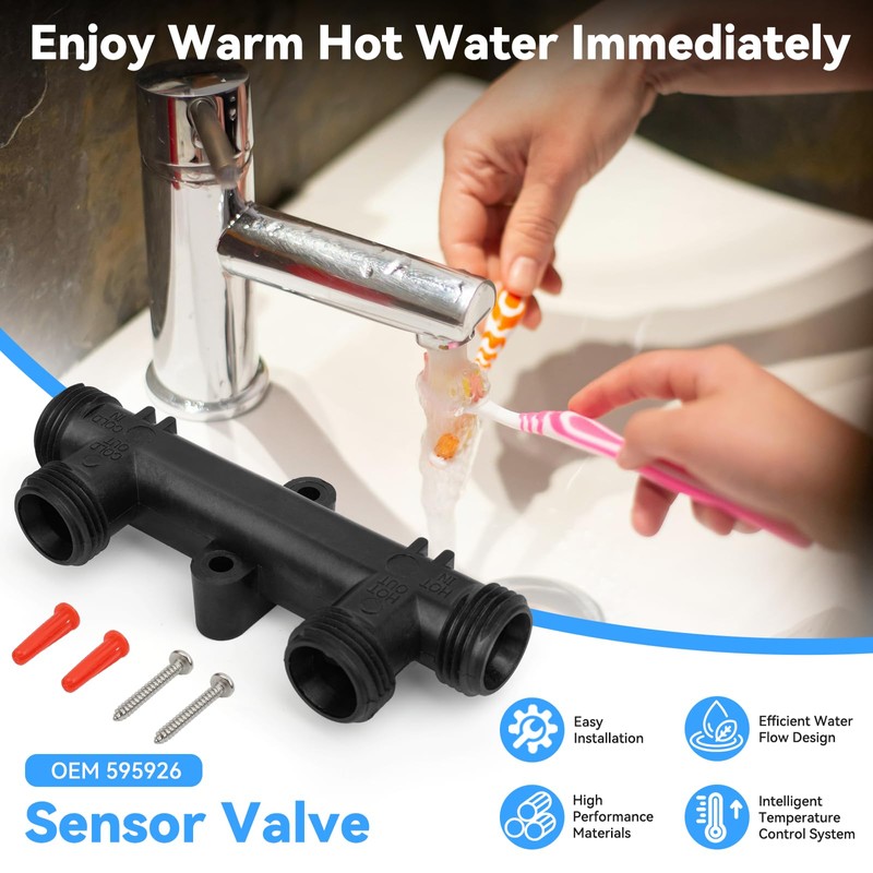 Frutlait 595926 Universal Sensor Valve – Works with Most Hot