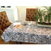 Vinyl Tablecloth Rectangle - Waterproof Oilcloth Table Cloth - Wipeable