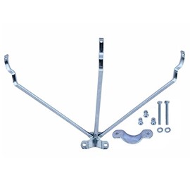 Alta Hollow Hub Rear Fender Braces Chrome, Multiple Sizes. (26")