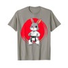 Rabbit Martial Arts Bunny Karate Jiu-Jitsu Judo Taekwondo T-Shirt